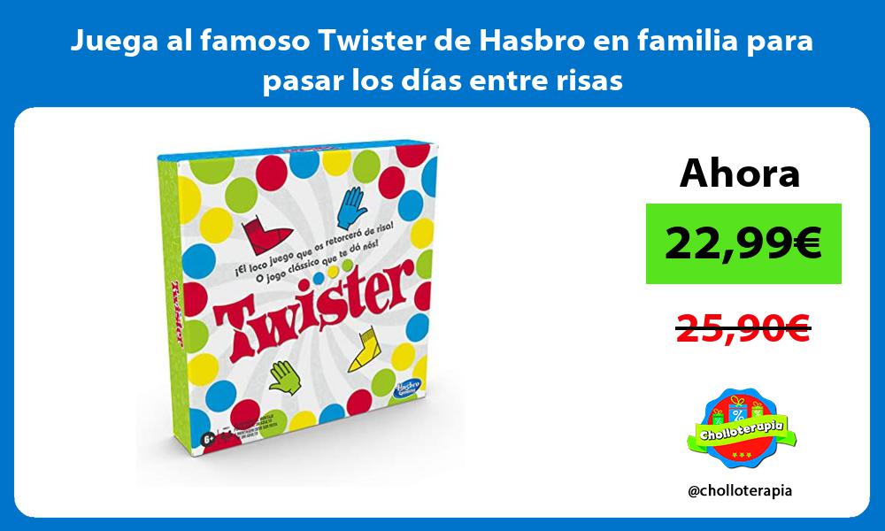 Juega al famoso Twister de Hasbro en familia para pasar los días entre risas