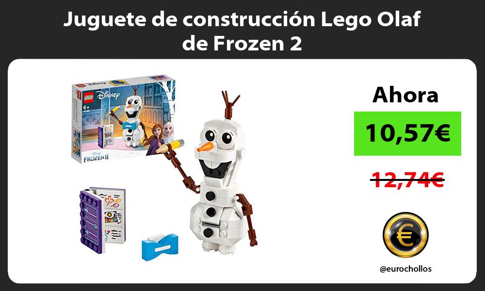 Juguete de construcción Lego Olaf de Frozen 2
