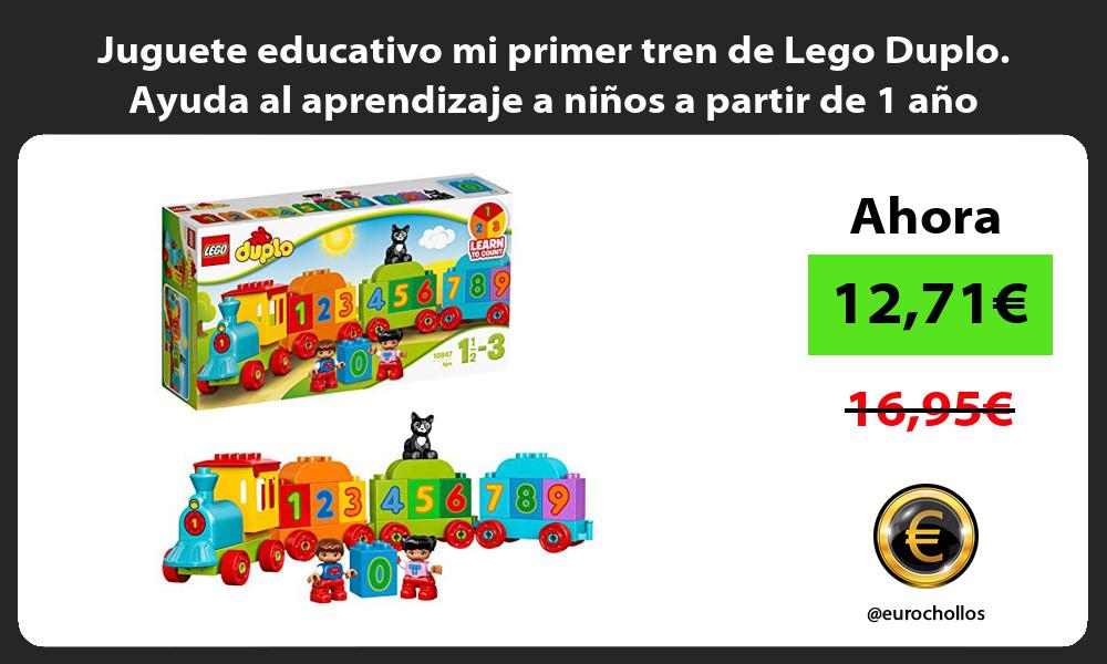 Juguete educativo mi primer tren de Lego Duplo Ayuda al aprendizaje a niños a partir de 1 año