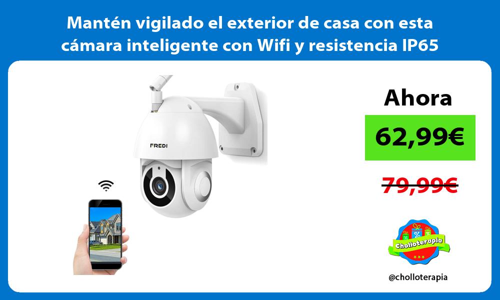 Mantén vigilado el exterior de casa con esta cámara inteligente con Wifi y resistencia IP65