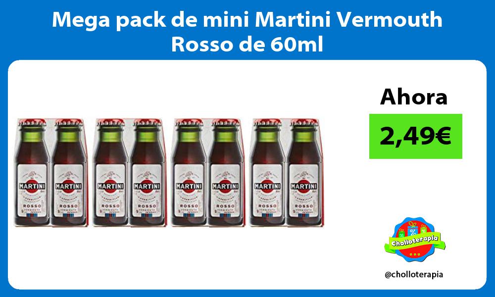 Mega pack de mini Martini Vermouth Rosso de 60ml