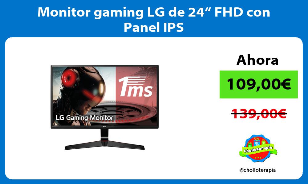 Monitor gaming LG de 24“ FHD con Panel IPS