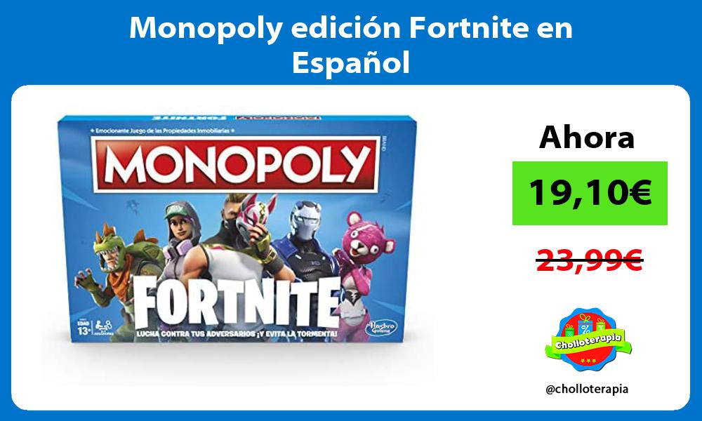 Monopoly edición Fortnite en Español