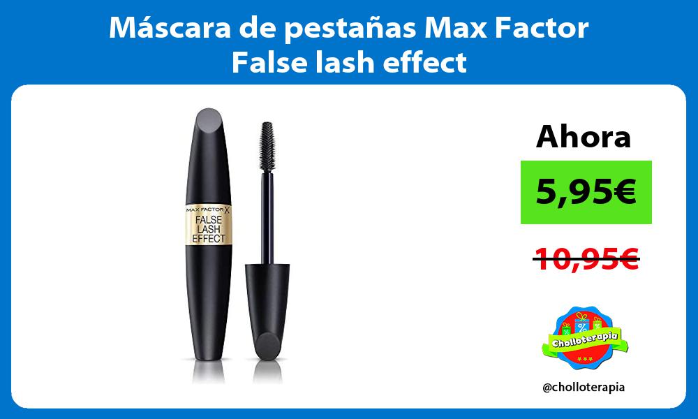 Máscara de pestañas Max Factor False lash effect