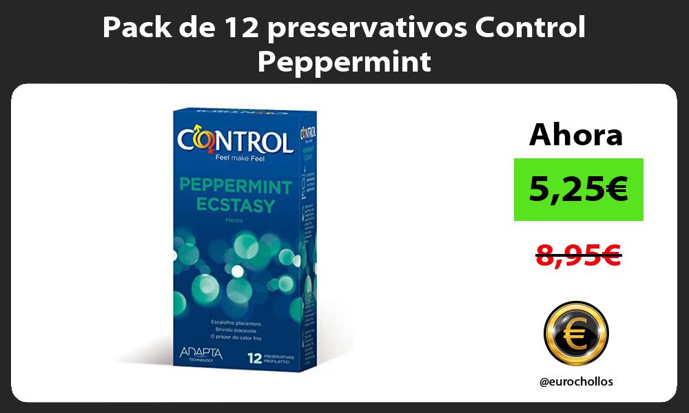 Pack de 12 preservativos Control Peppermint