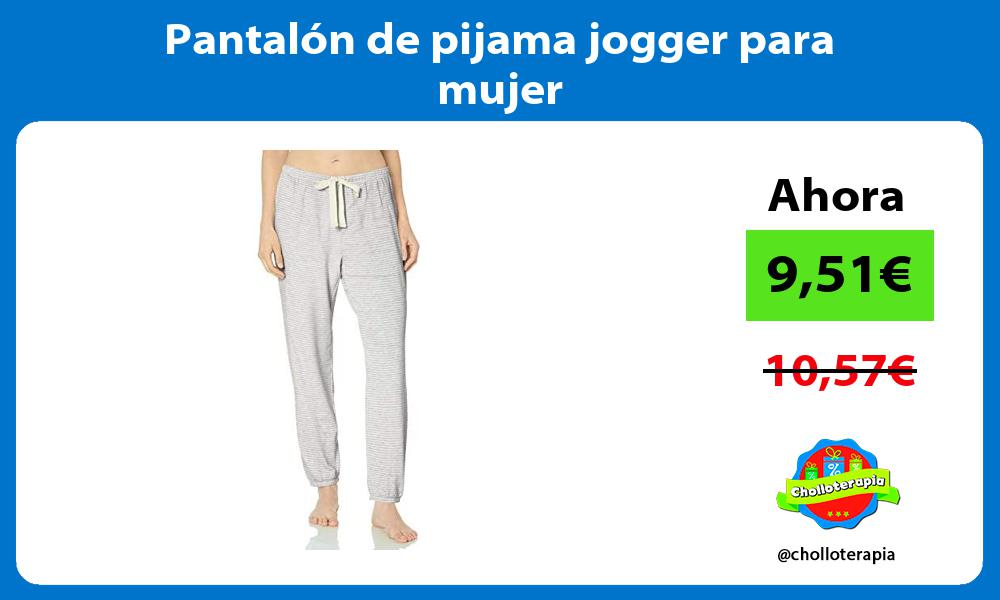 Pantalón de pijama jogger para mujer