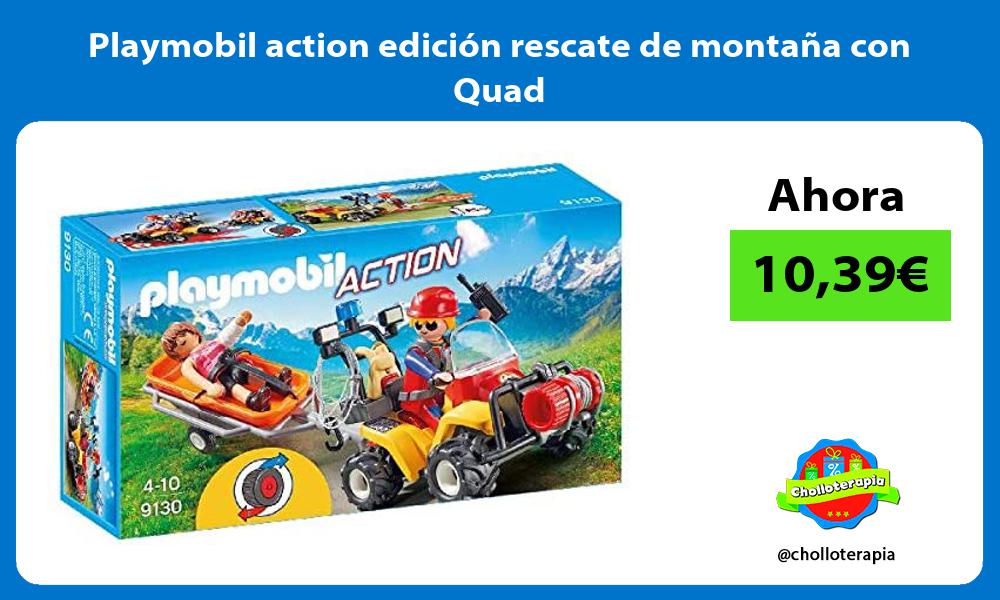 Playmobil action edición rescate de montaña con Quad