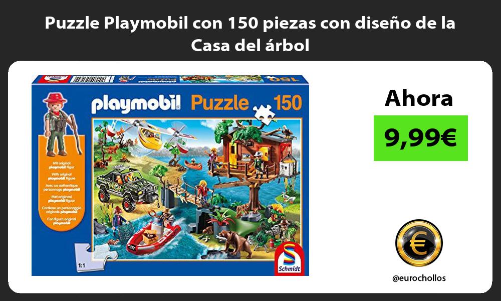 Puzzle Playmobil con 150 piezas con diseño de la Casa del árbol