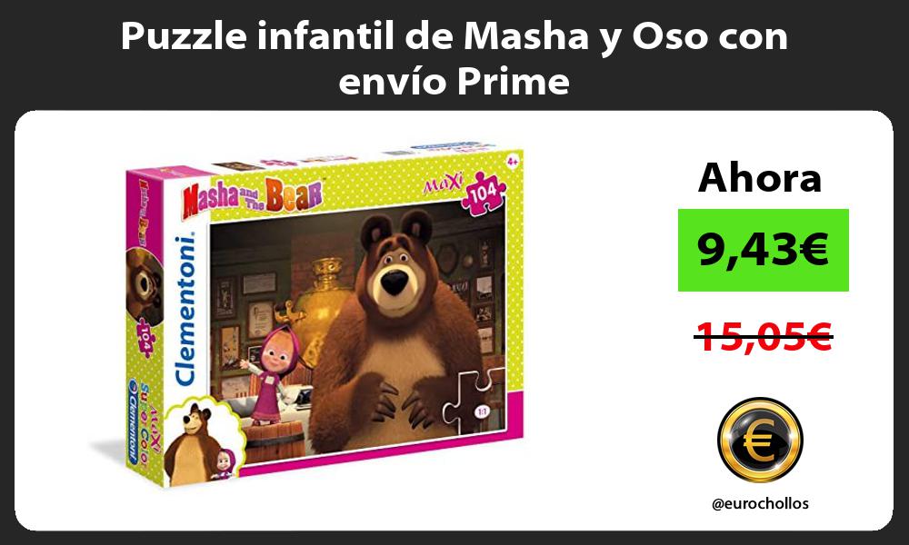Puzzle infantil de Masha y Oso con envío Prime