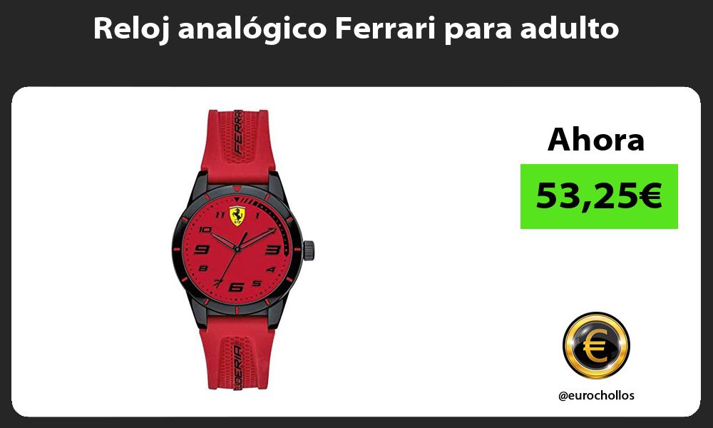 Reloj analógico Ferrari para adulto