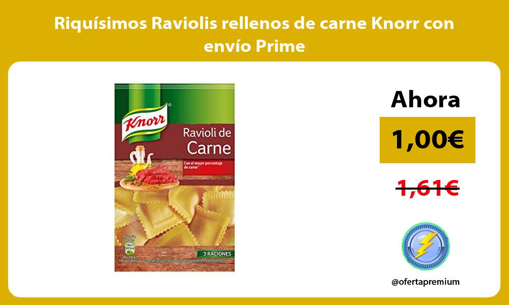 Riquísimos Raviolis rellenos de carne Knorr con envío Prime