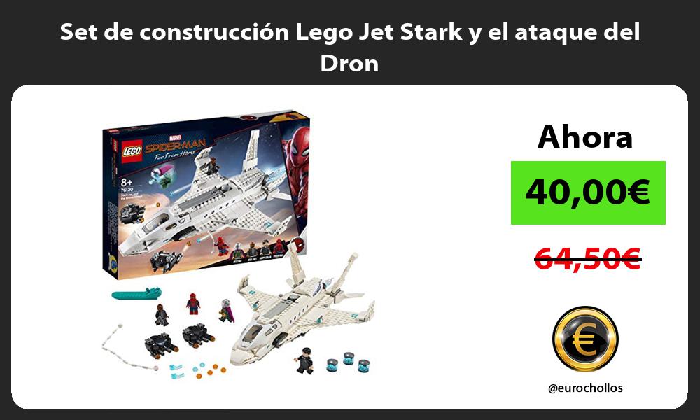Set de construcción Lego Jet Stark y el ataque del Dron