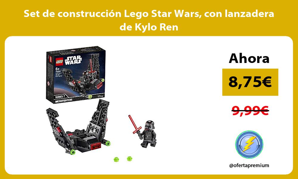 Set de construcción Lego Star Wars con lanzadera de Kylo Ren