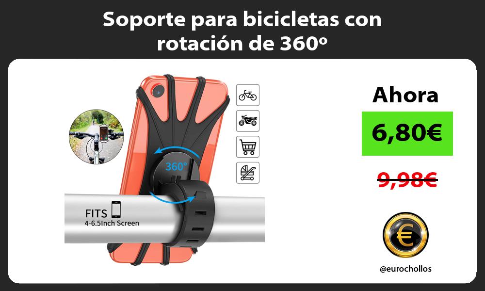 Soporte para bicicletas con rotación de 360º