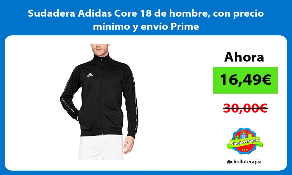 Sudadera Adidas Core 18 de hombre con precio mínimo y envío Prime