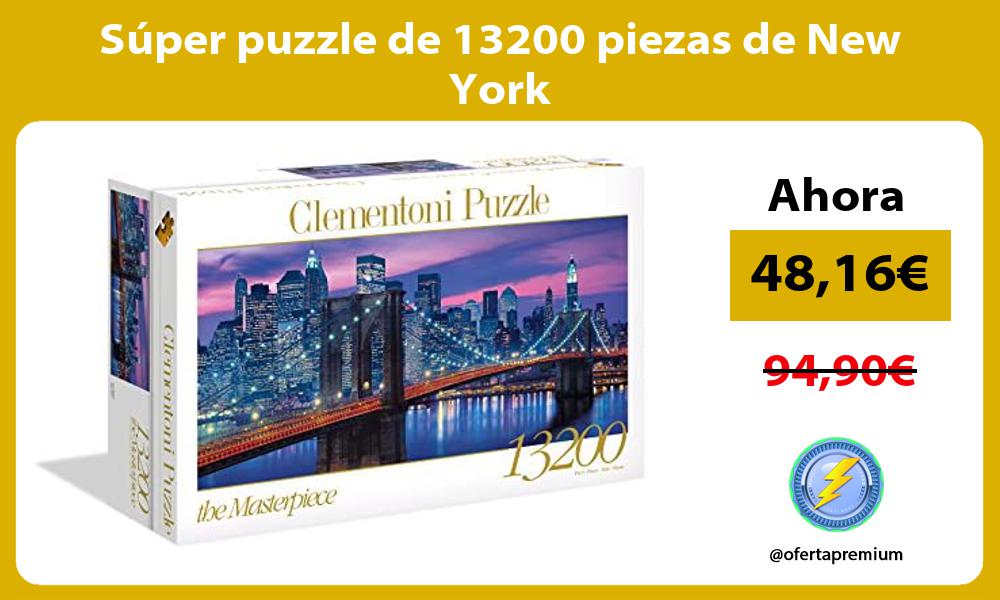 Súper puzzle de 13200 piezas de New York