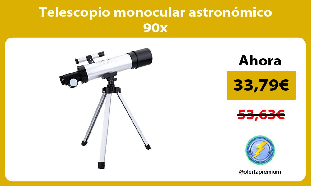 Telescopio monocular astronómico 90x