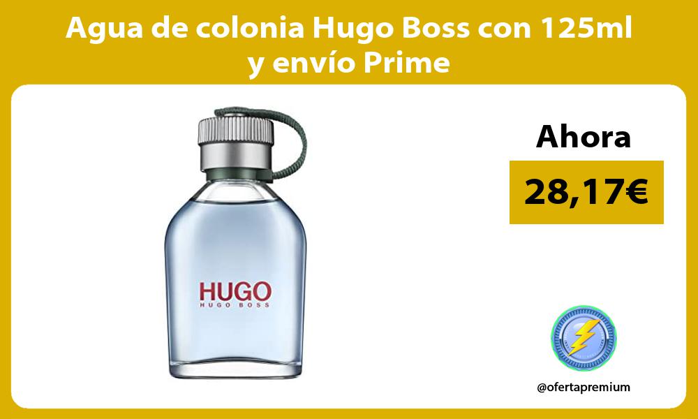 Agua de colonia Hugo Boss con 125ml y envío Prime