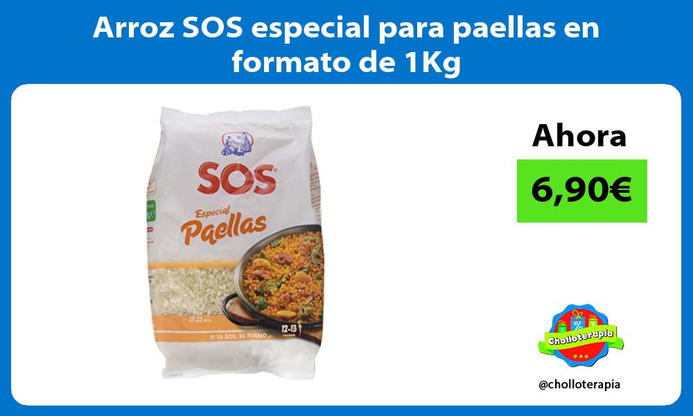 Arroz SOS especial para paellas en formato de 1Kg