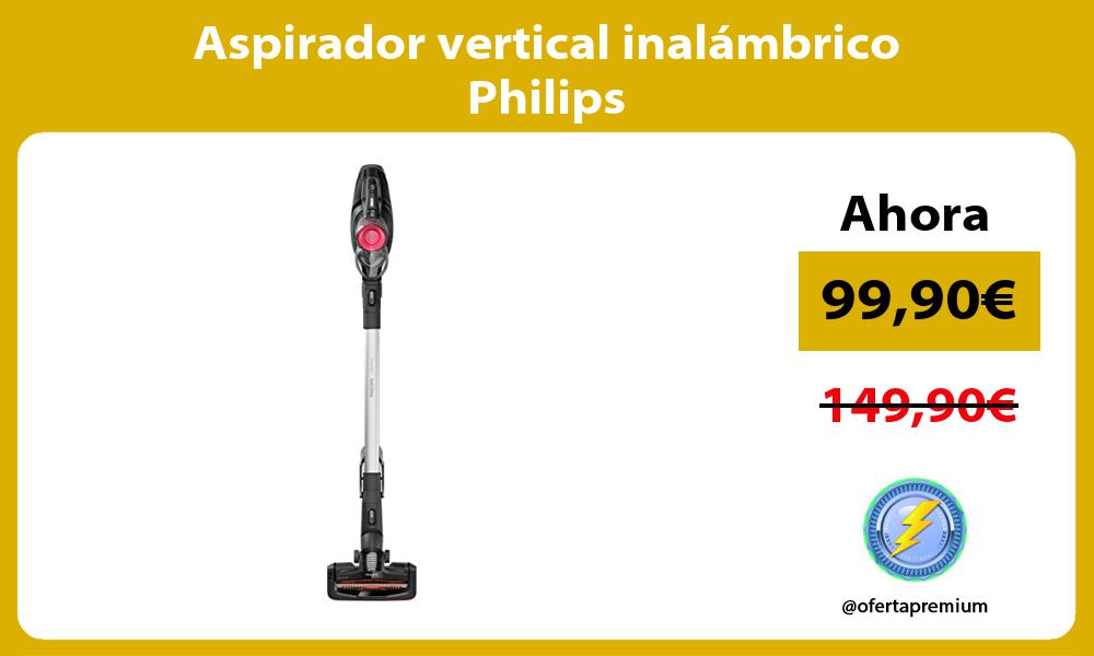 Aspirador vertical inalámbrico Philips