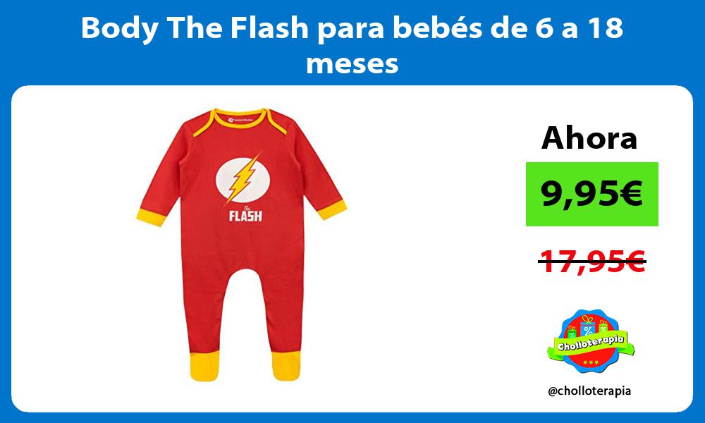Body The Flash para bebés de 6 a 18 meses