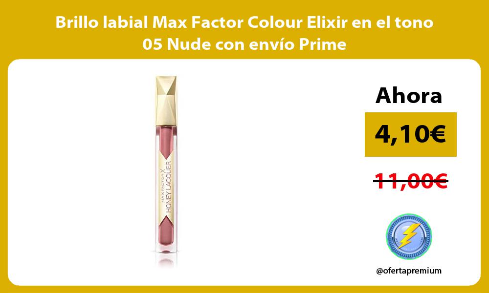 Brillo labial Max Factor Colour Elixir en el tono 05 Nude con envío Prime
