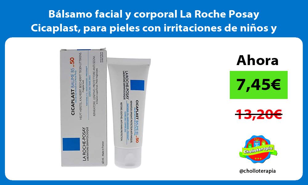 Bálsamo facial y corporal La Roche Posay Cicaplast para pieles con irritaciones de niños y adultos