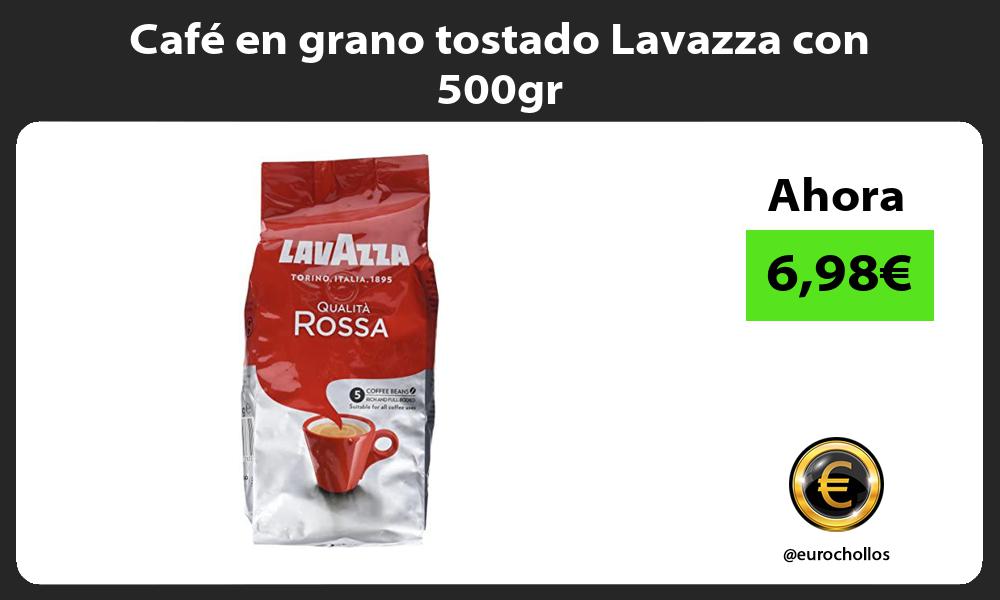 Café en grano tostado Lavazza con 500gr
