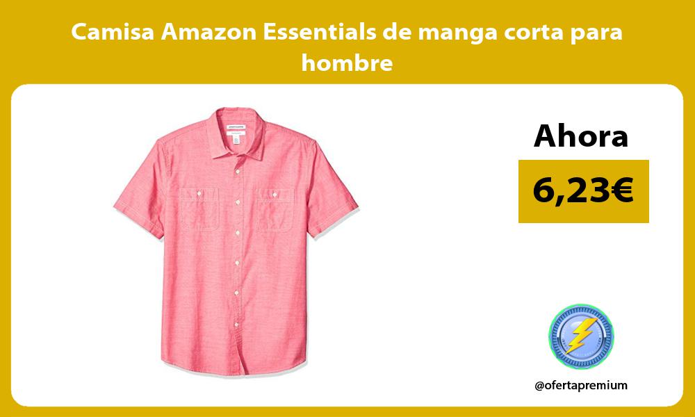 Camisa Amazon Essentials de manga corta para hombre