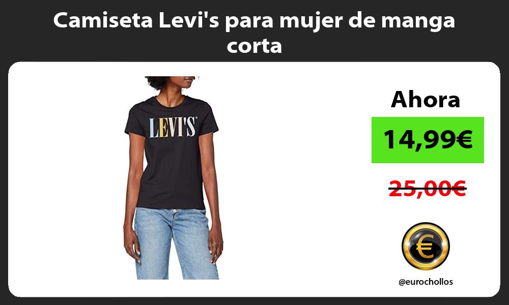 Camiseta Levis para mujer de manga corta