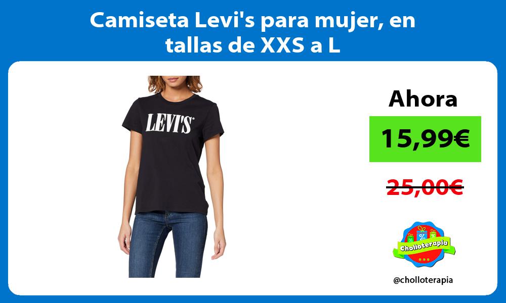 Camiseta Levis para mujer en tallas de XXS a L