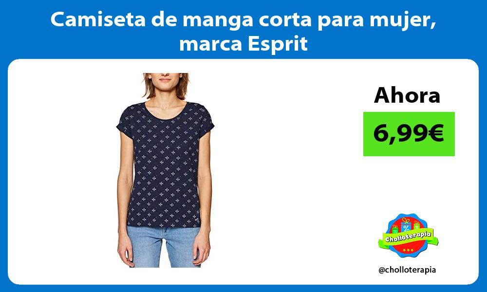 Camiseta de manga corta para mujer marca Esprit