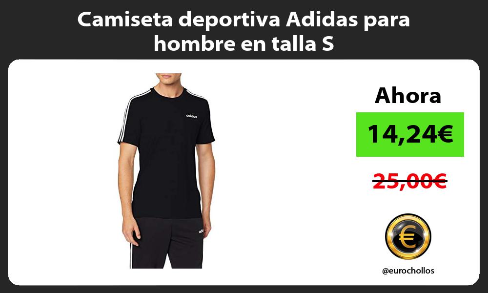 Camiseta deportiva Adidas para hombre en talla S