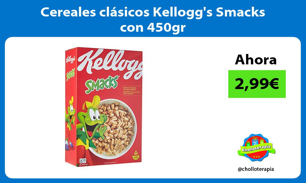 Cereales clásicos Kelloggs Smacks con 450gr