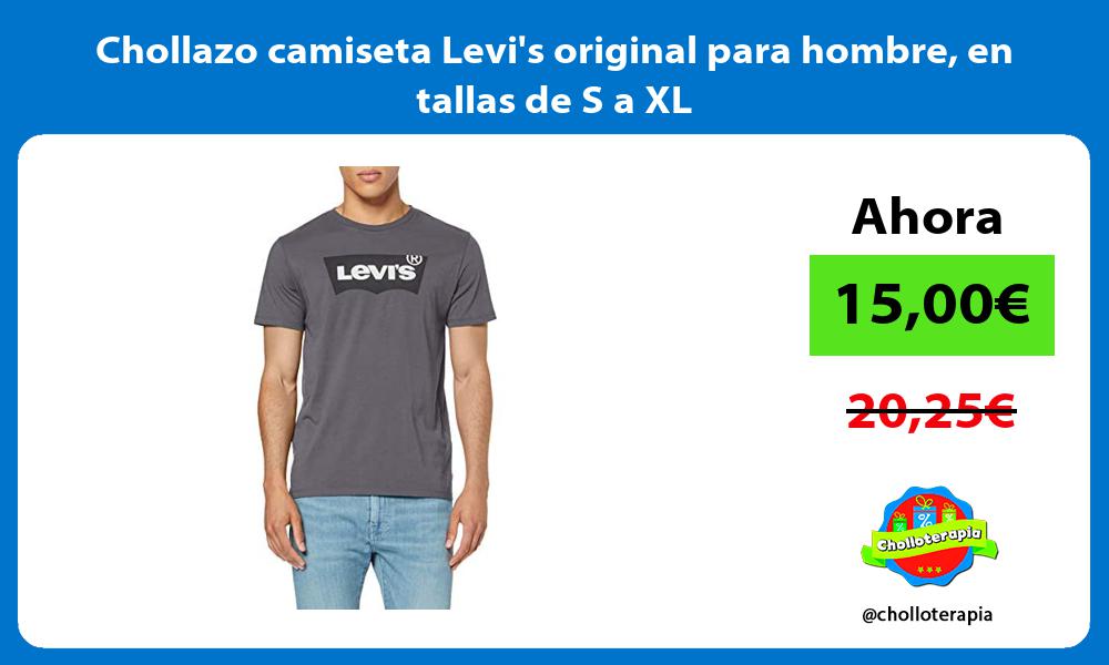 Chollazo camiseta Levis original para hombre en tallas de S a XL