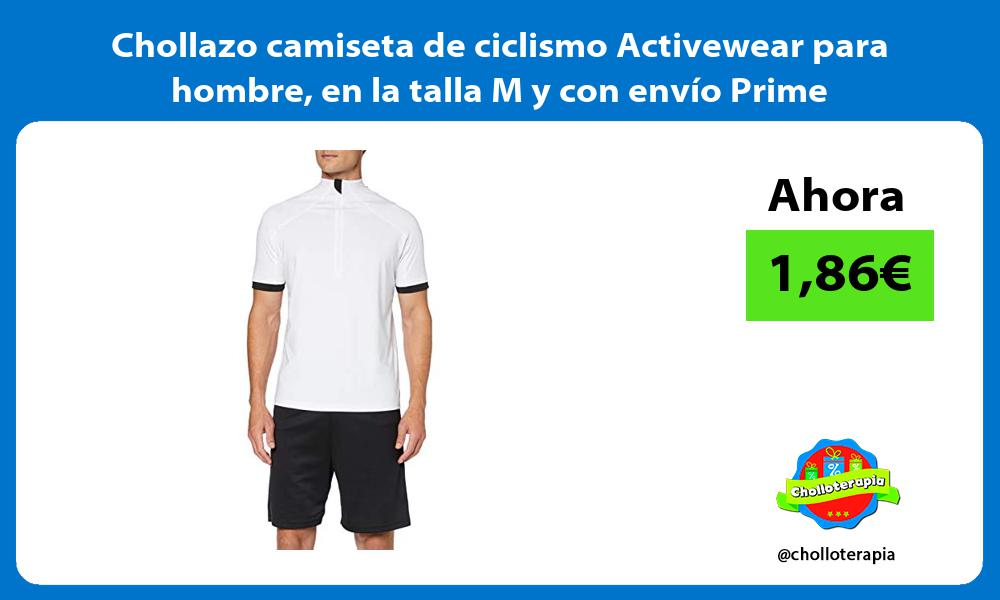 Chollazo camiseta de ciclismo Activewear para hombre en la talla M y con envío Prime