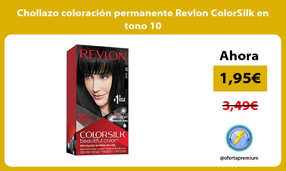Chollazo coloración permanente Revlon ColorSilk en tono 10