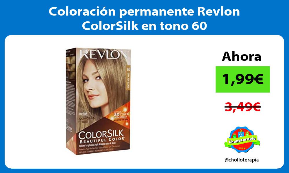 Coloración permanente Revlon ColorSilk en tono 60