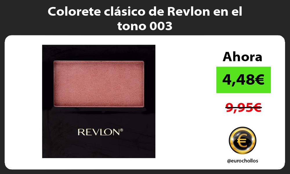 Colorete clásico de Revlon en el tono 003