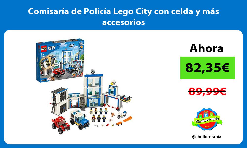 Comisaría de Policía Lego City con celda y más accesorios