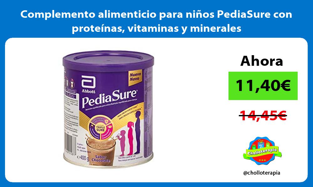 Complemento alimenticio para niños PediaSure con proteínas vitaminas y minerales