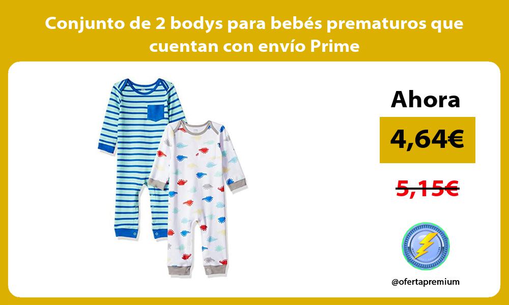 Conjunto de 2 bodys para bebés prematuros que cuentan con envío Prime