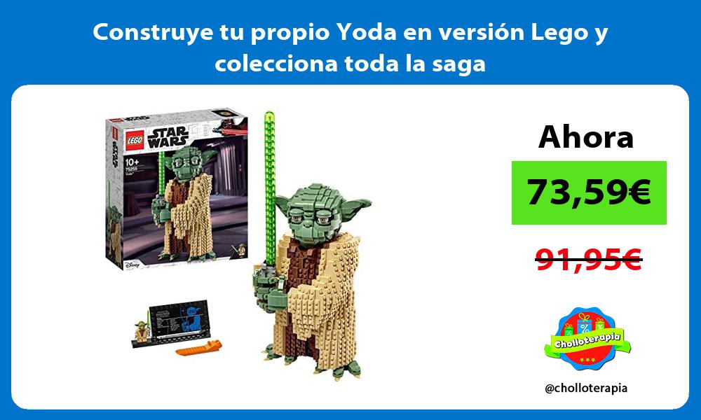 Construye tu propio Yoda en versión Lego y colecciona toda la saga