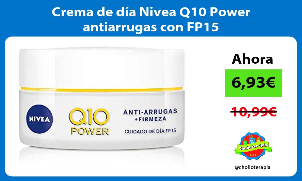 Crema de día Nivea Q10 Power antiarrugas con FP15