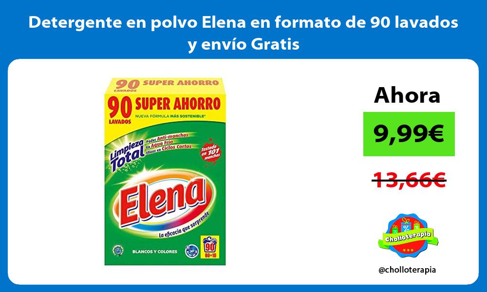 Detergente en polvo Elena en formato de 90 lavados y envío Gratis