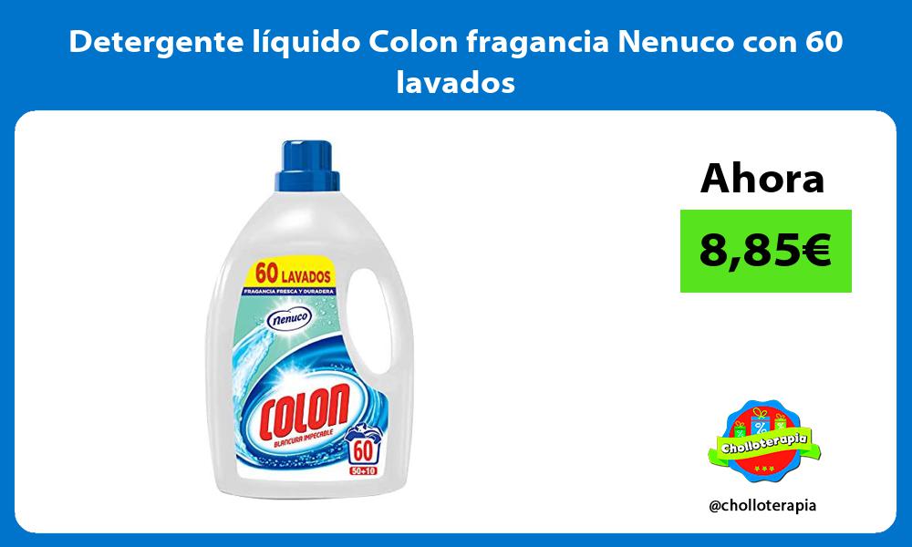 Detergente líquido Colon fragancia Nenuco con 60 lavados