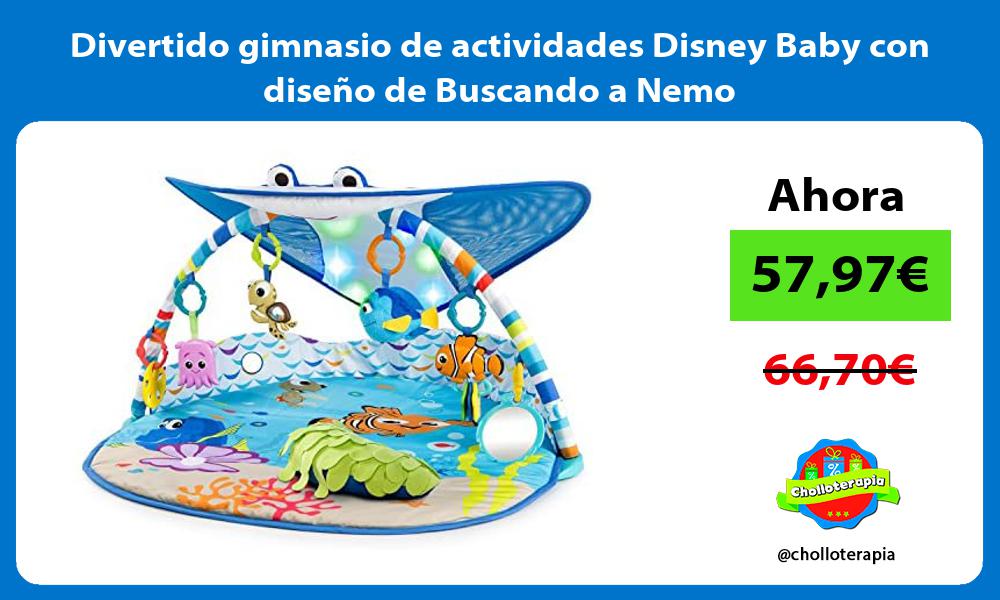 Divertido gimnasio de actividades Disney Baby con diseño de Buscando a Nemo