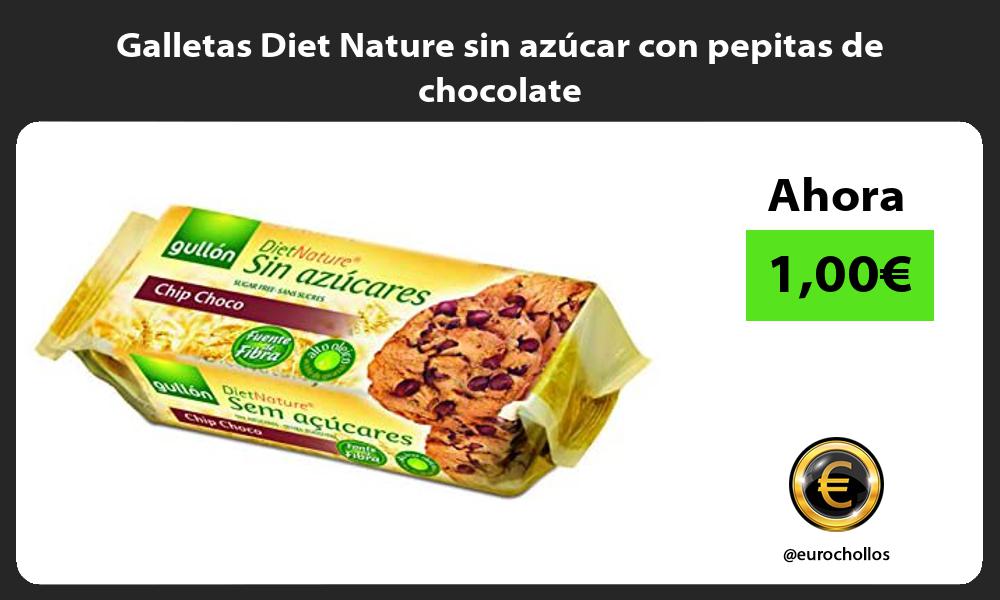 Galletas Diet Nature sin azúcar con pepitas de chocolate