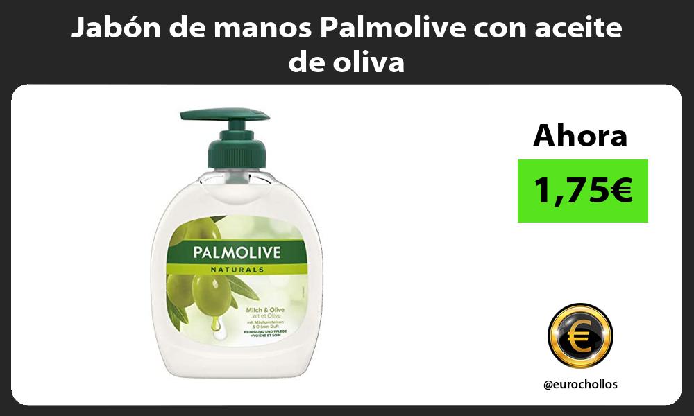 Jabón de manos Palmolive con aceite de oliva