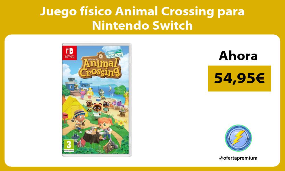 Juego físico Animal Crossing para Nintendo Switch